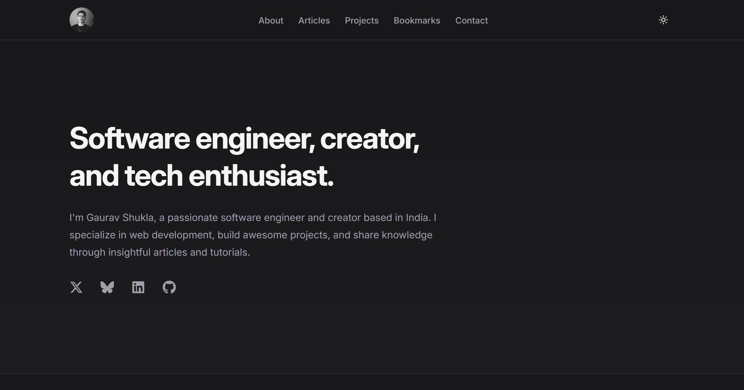 My personal website