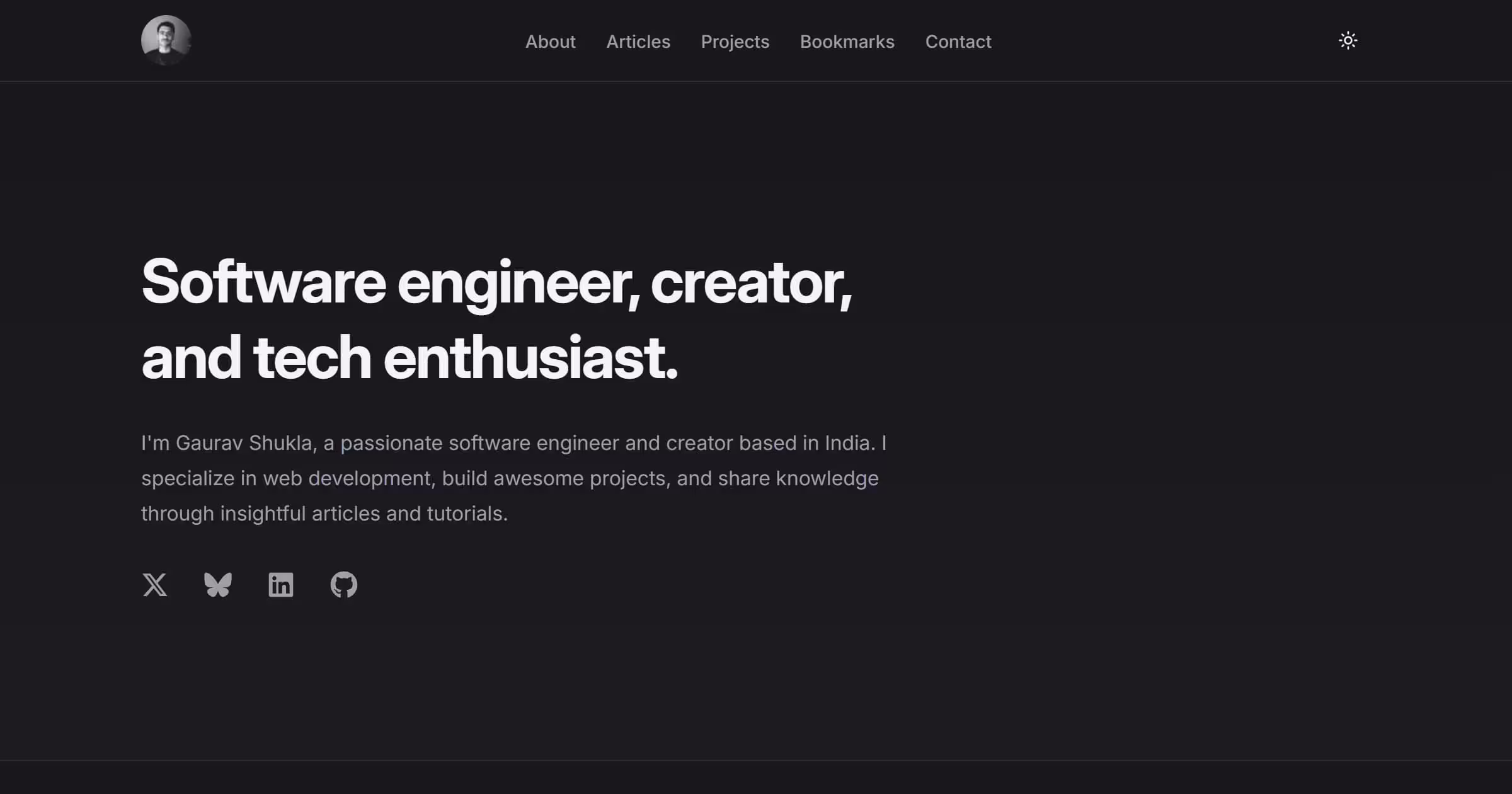 My personal website